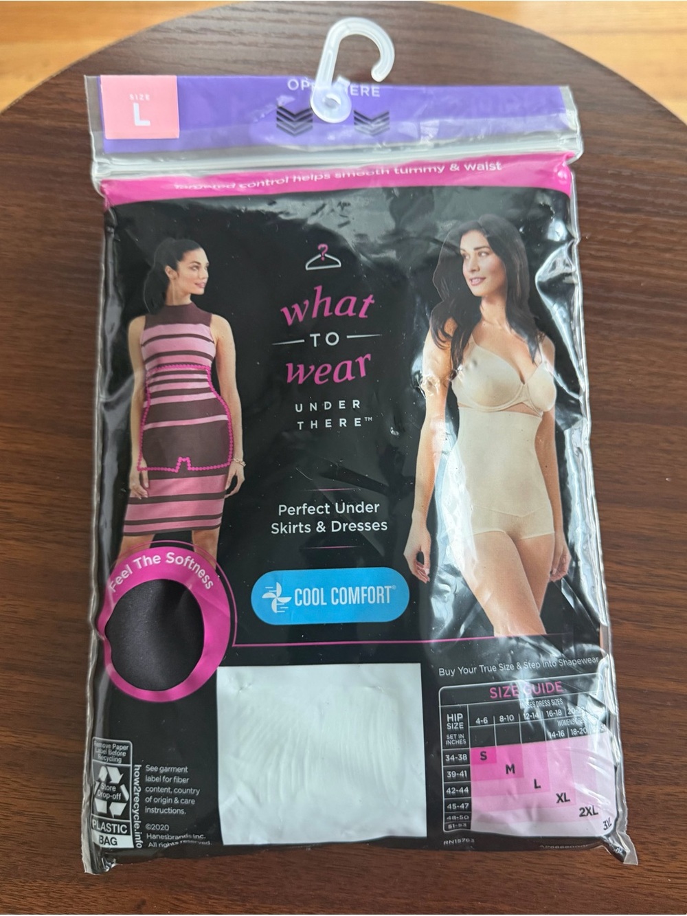 Flexees Beige Shaping Slip with Cool Comfort
